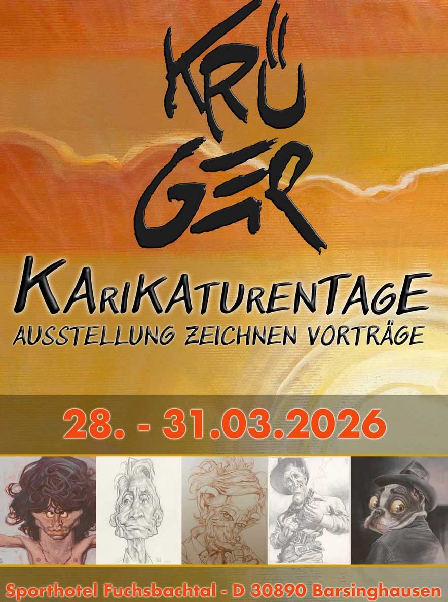 Caricature Days from 28th to 31th October 2026