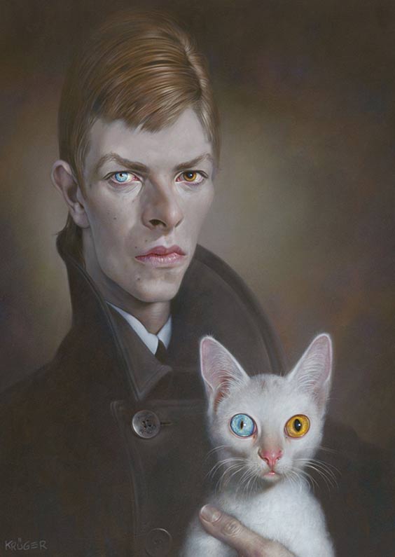 Sebastian Krüger mug Junger Mann mit Katze